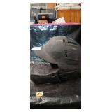 Matte Gray Baseball Batting Helmet