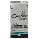 Carefree Longs Unscented Pantiliners - 18 Count Box