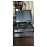 NCR POS System with Dual Cash Drawers