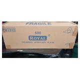 Royal Triangle Appetizer Plates - Box of 500