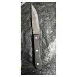 Collection of Professional Kitchen Knives with Wood Handles