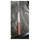 Collection of Professional Kitchen Knives with Wood Handles