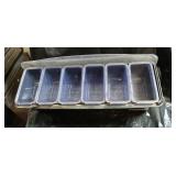 San Jamar Clear Ice Bin Organizers Set