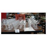 Tiffany Crystal Waterford Pattern Stemware Set