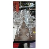 Tiffany Crystal Waterford Pattern Stemware Set
