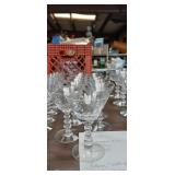 Tiffany Crystal Waterford Pattern Stemware Set