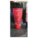 Patriotic American Flag Party Cups Set