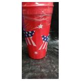 Patriotic American Flag Party Cups Set