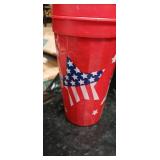 Patriotic American Flag Party Cups Set