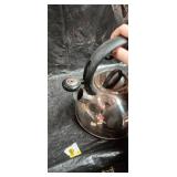 Copper and Steel Tea Kettle