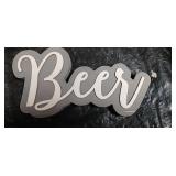 Wine and Beer sign Wall Decor