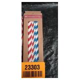Everyday Living Red White and Blue Paper Straws