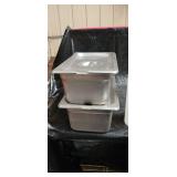 Commercial Kitchen Storage Set - Food Pans and Squeeze Bottle