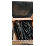 Black plastic tongs