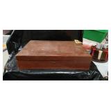 Mid-Century Silverware Set with Wood Storage Case