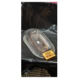 Silver-Plated Serving Platter with Ornate Border