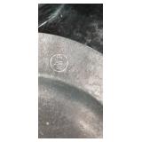 Pewter Charger Plates Set- Silver- Plated