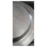 Pewter Charger Plates Set- Silver- Plated