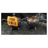 Silver Plated Sugar and Creamer Set