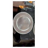 Set of 8 Wilton Columbia Round Silver Plate Chargers