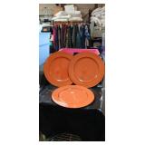 Set of 8 Wilton Columbia Round Silver Plate Chargers