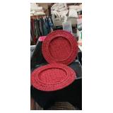 Set of 8 Wilton Columbia Round Silver Plate Chargers