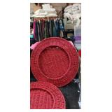 Set of 8 Wilton Columbia Round Silver Plate Chargers