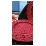 Set of 8 Wilton Columbia Round Silver Plate Chargers