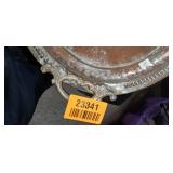 Decorative Silver Plated Serving Tray
