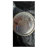 Metal Pineapple Coaster Set