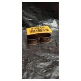 Bronze Napkin Rings Set of 2