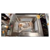 Winholt Commercial Deck Mount Faucet with Basket Strainer Set