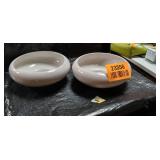White Ceramic Stackable Bowl Set