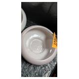 White Ceramic Stackable Bowl Set