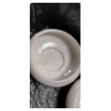 White Ceramic Stackable Bowl Set