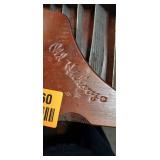 Decorative Wooden Boot Hanging Knife Set