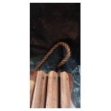 Decorative Wooden Boot Hanging Knife Set