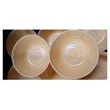 Multi-Color Restaurant Style Melamine Bowls Set