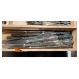 Ornate Silver Flatware Set with Floral Pattern