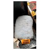 White Mesh Polishing Mitt with Cotton Lining