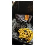 Bundle of Rope with Hooks- Black and Yellow