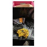 Bundle of Rope with Hooks- Black and Yellow