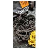 Bundle of Rope with Hooks- Black and Yellow