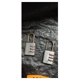 Master Lock 4-Digit Combination Padlock Set