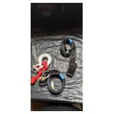 Heavy Duty Tow Straps with Metal Hook