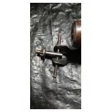 Orange Corded Power Drill with Chuck Key