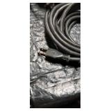 Orange Corded Power Drill with Chuck Key