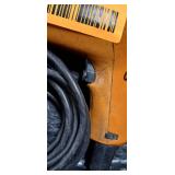 Orange Corded Power Drill with Chuck Key