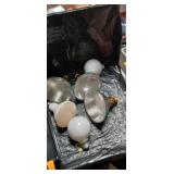 White Glass Flood Light Bulbs