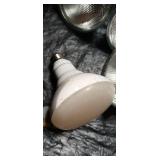 White Glass Flood Light Bulbs